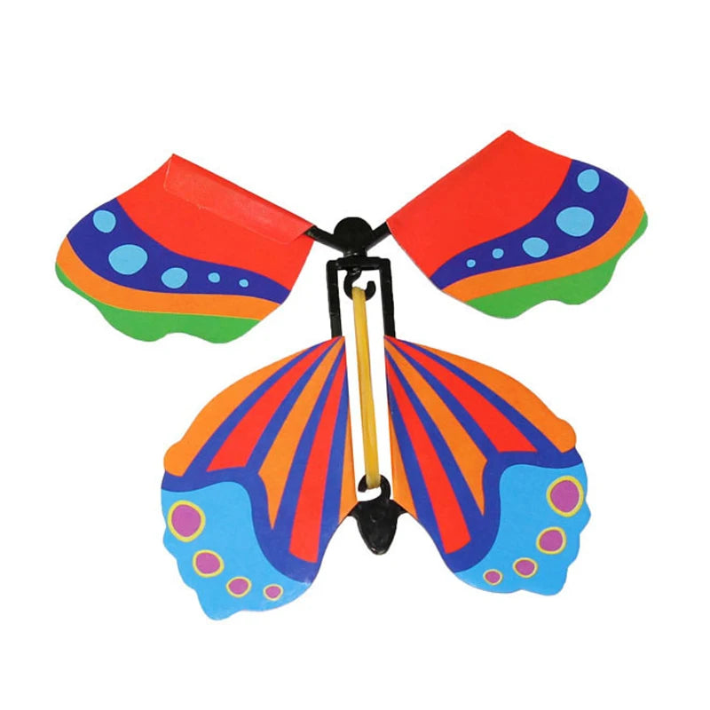 Magic Flying Butterfly Wind Up Toy Surprise Greeting Card Prop - 13
