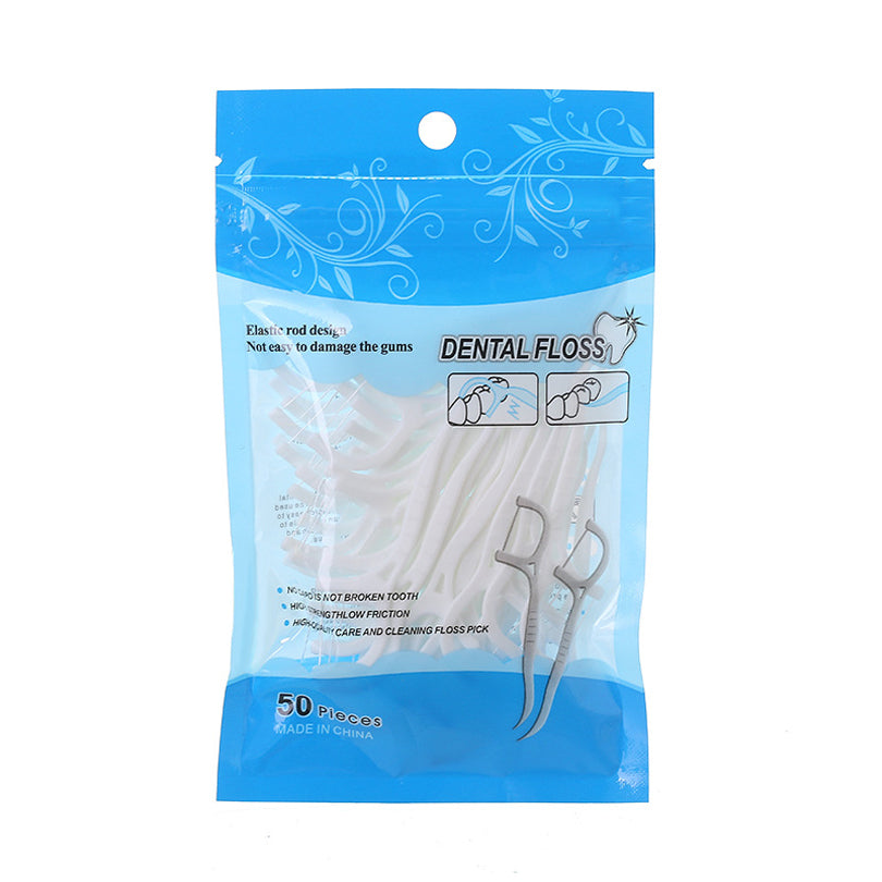 Dental Floss Picks Ultra Fine Toothpicks Interdental Cleaning Sticks - 12