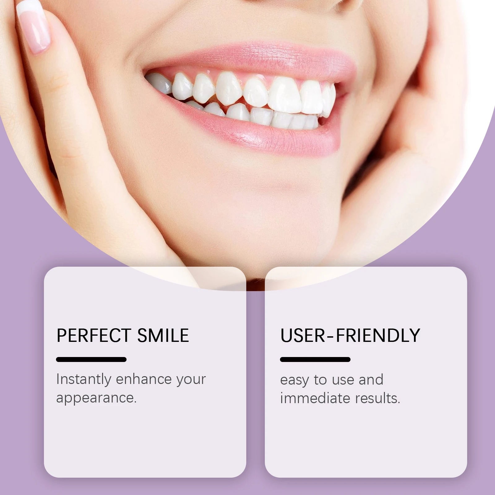 Cosmetic Denture Set Instant Smile Upper and Lower Teeth Cover - 8