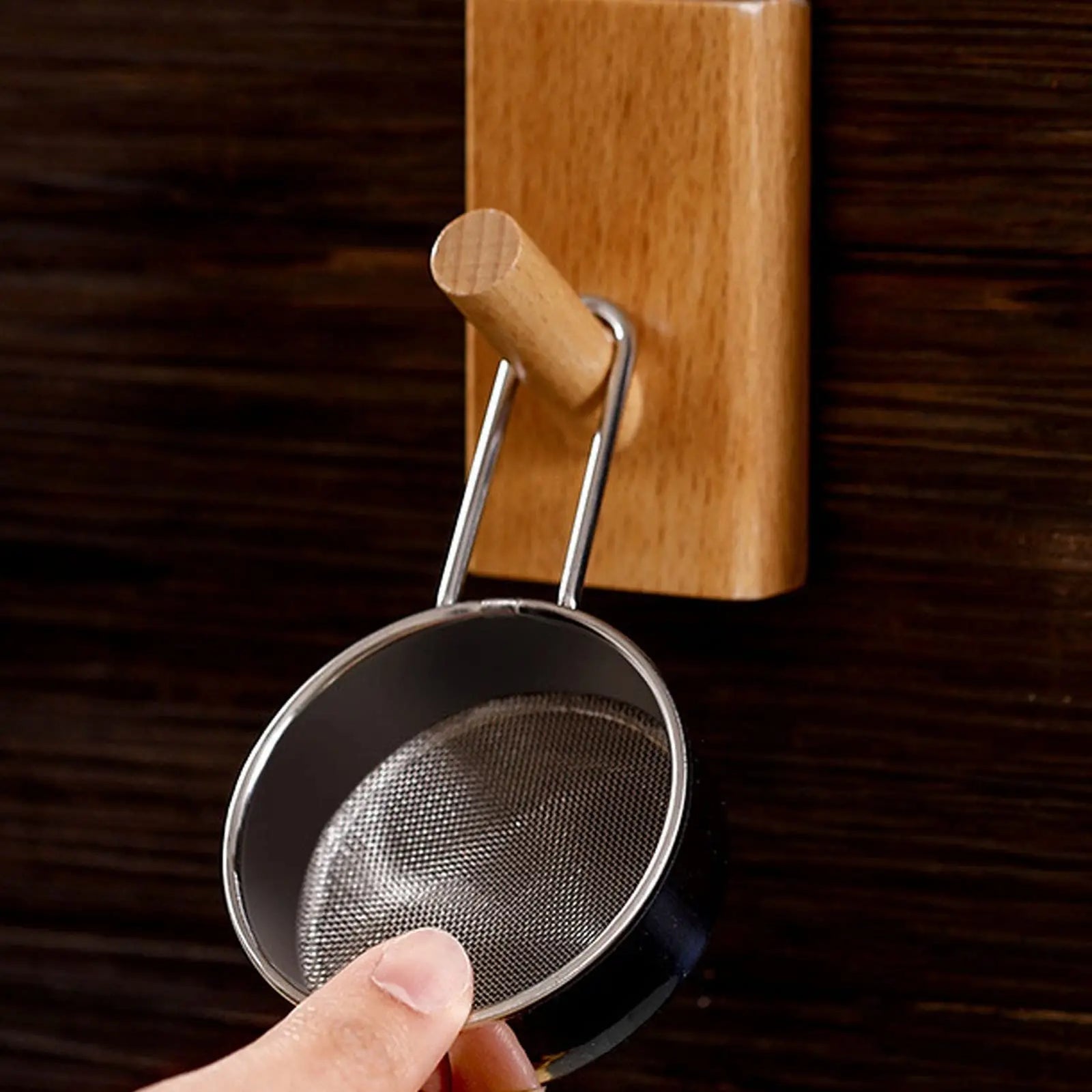 Stainless Steel Flour Sieve Fine Mesh Strainer Baking Powder Sifter