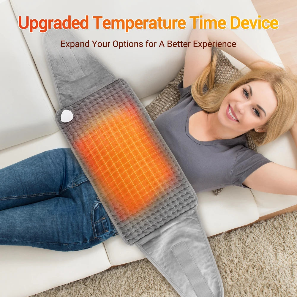 Electric Heating Waist Belt Thermal Pad Back Warmer - 9