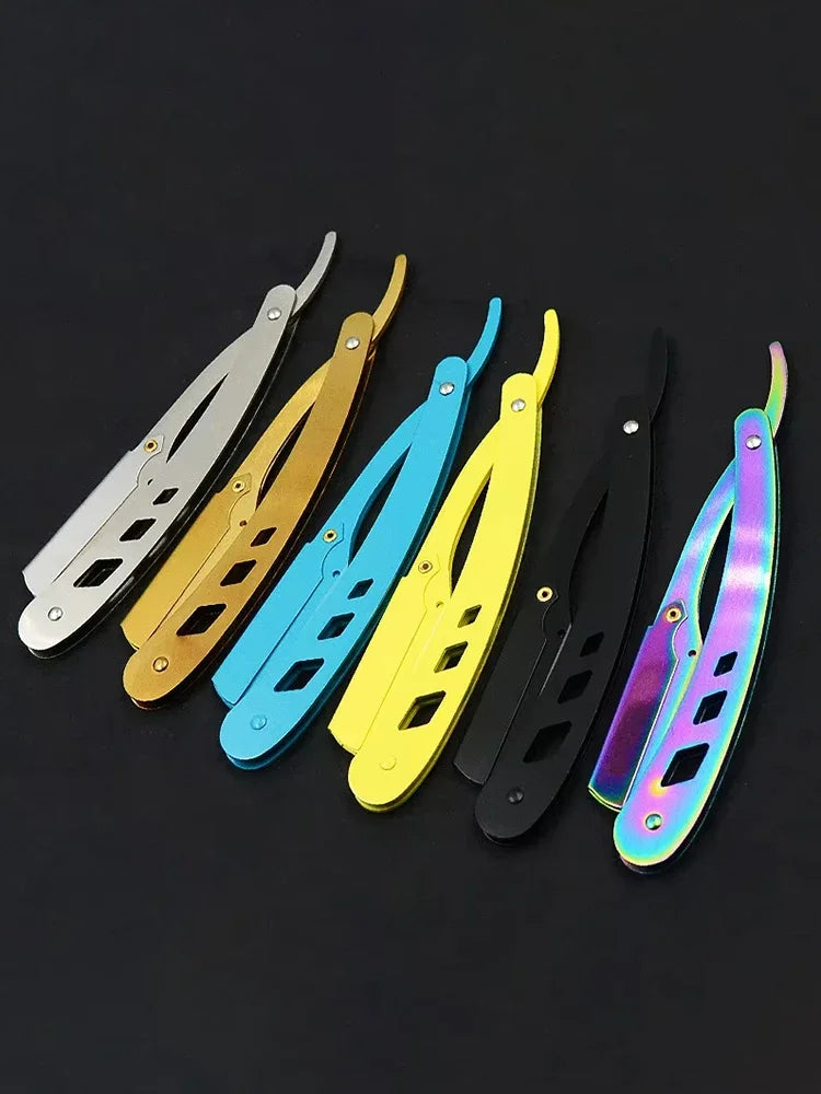 Men Shaving Razor Folding Barber Hair Removal Knife