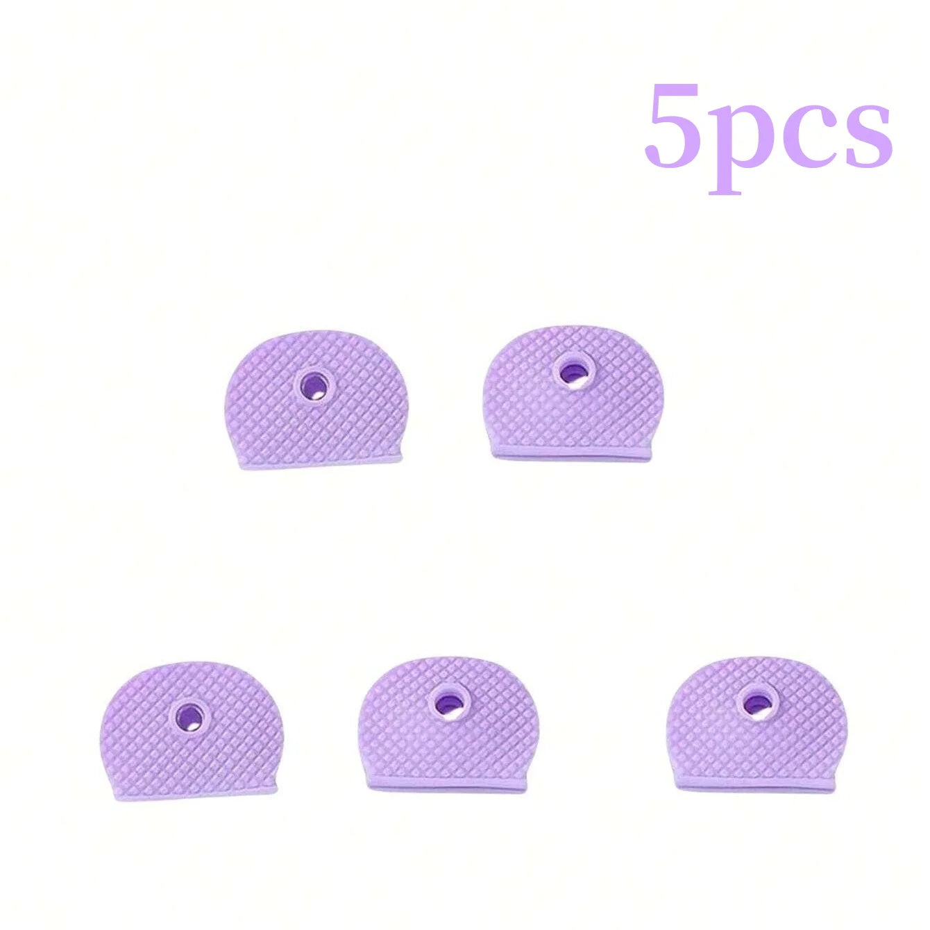Silicone Key Covers Protective Cap Set for Keyring Identification - 13