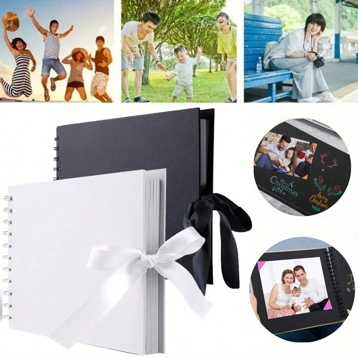 DIY Craft Photo Album Scrapbook - Personalized Memory Book Gift - 1