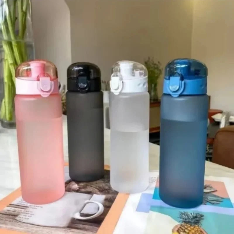 Leak Proof Sports Water Bottle BPA Free Portable Hiking Gym Flask - 2
