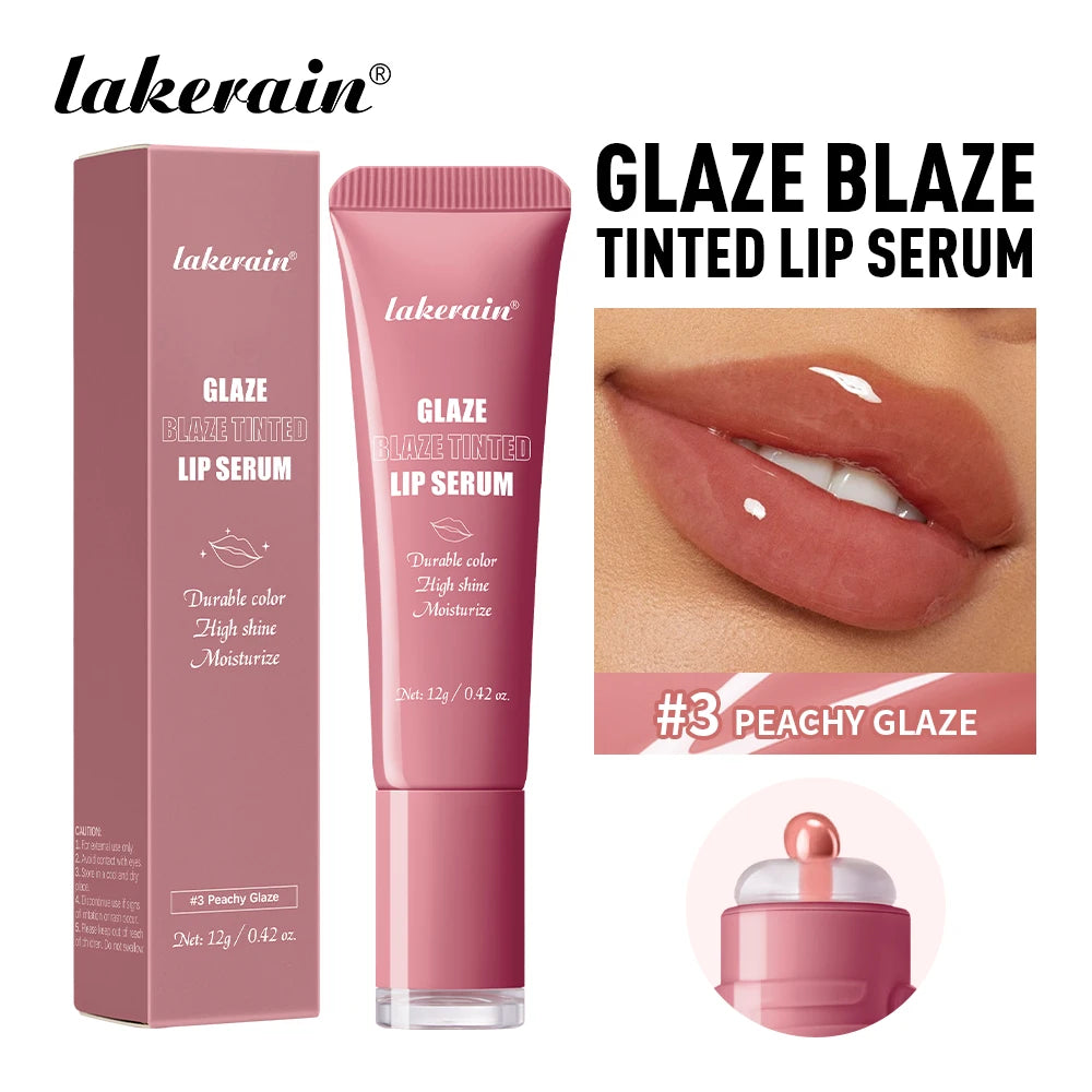 Lakerain Tinted Lip Serum Gloss Moisturizing Balm - 16
