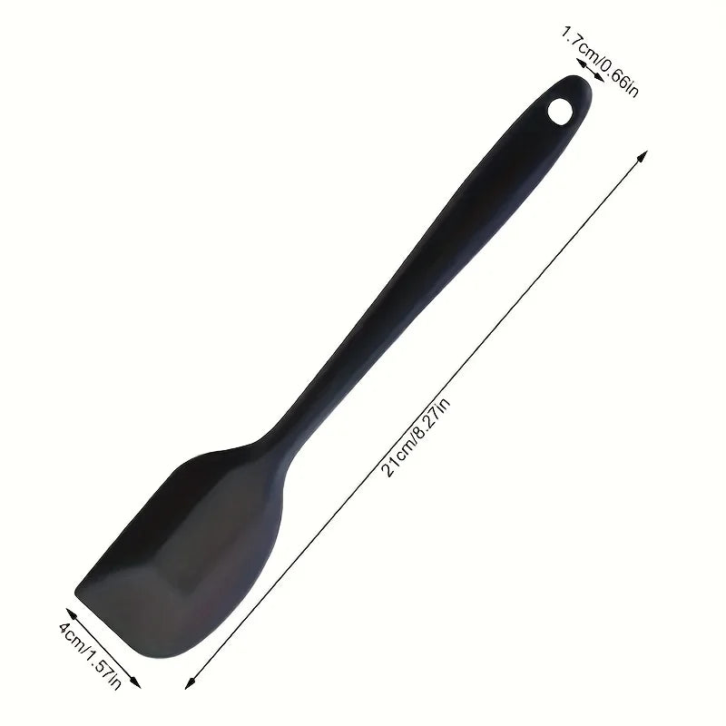 Silicone Spatula Set Non-Stick Heat-Resistant Cake Baking Scrapers - 6