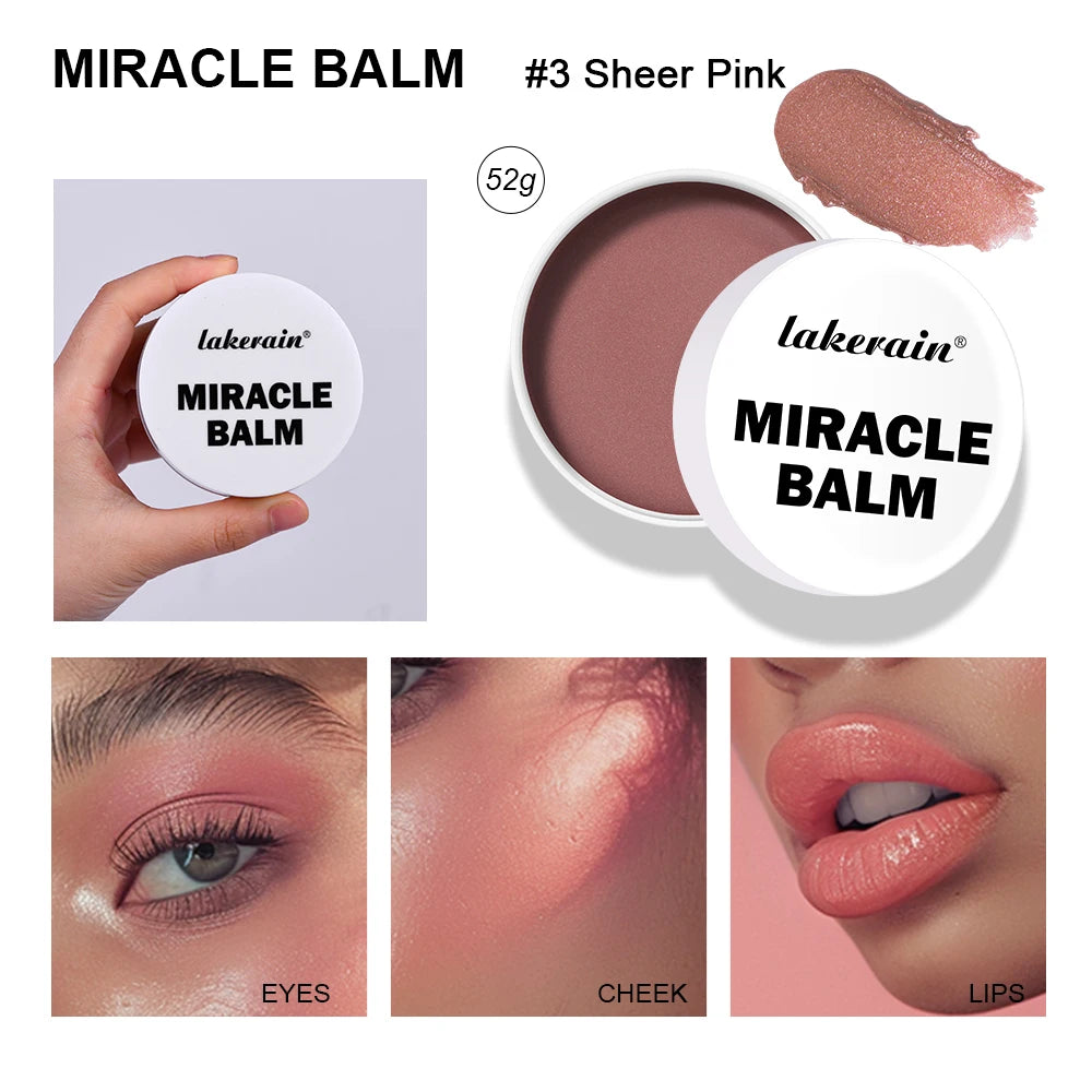 Multi Purpose Cream Blush Balm And Long Lasting Facial Makeup - 24