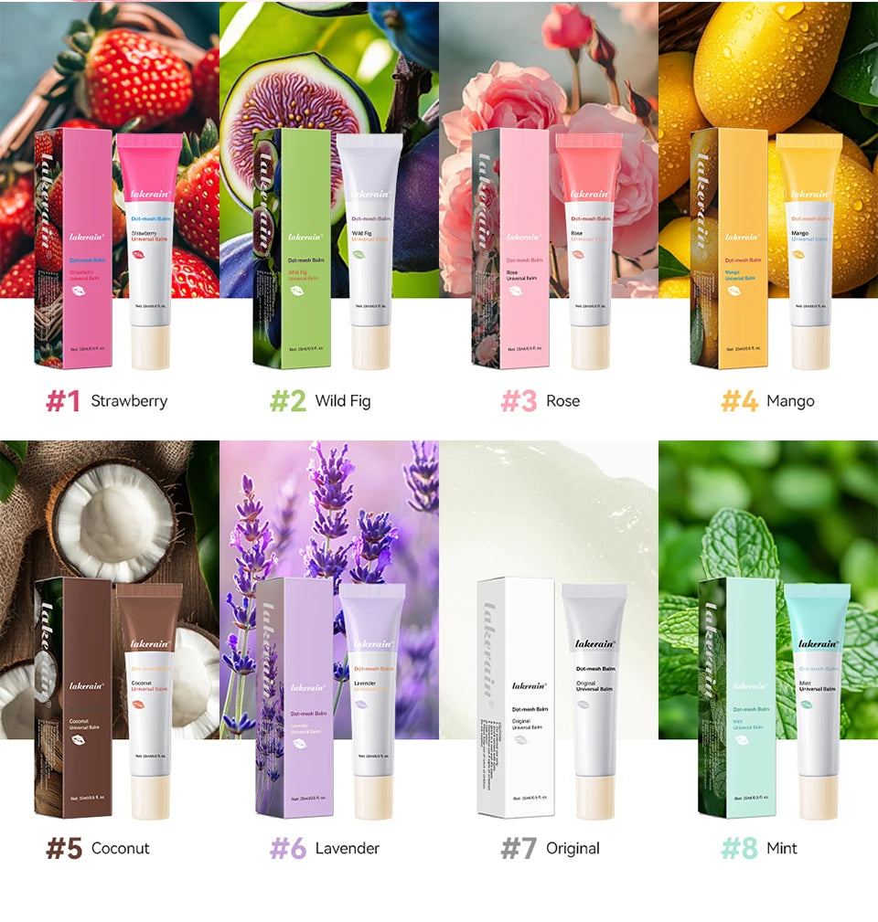 Lakerain Lip Balm Moisturizing Oil Exfoliating Care