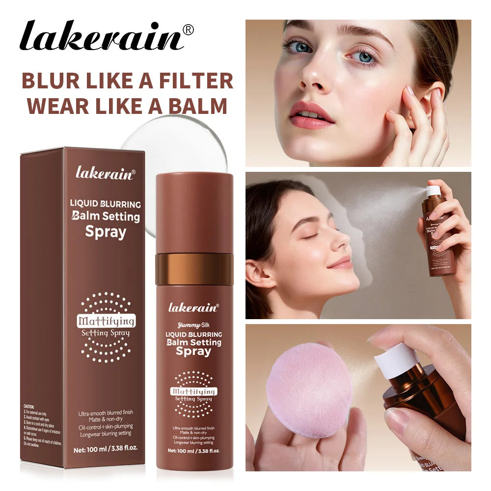 Liquid Blurring Balm Setting Spray Long Lasting Matte Makeup Fixer - 20