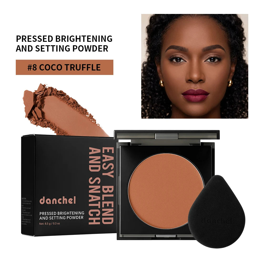 Soft Matte Pressed Powder Oil Control Setting Powder Face Makeup