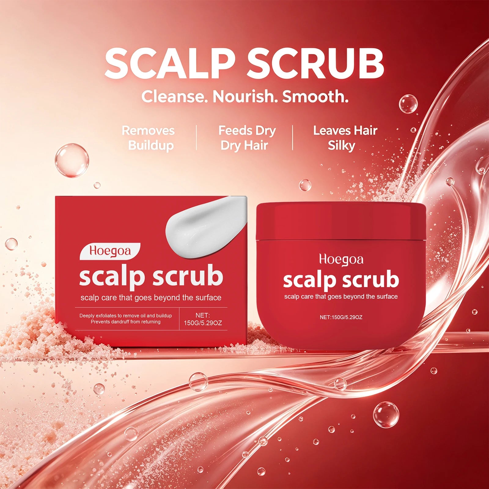 Scalp Scrub Deep Cleansing Exfoliator Dandruff Relief Hair Care - 5