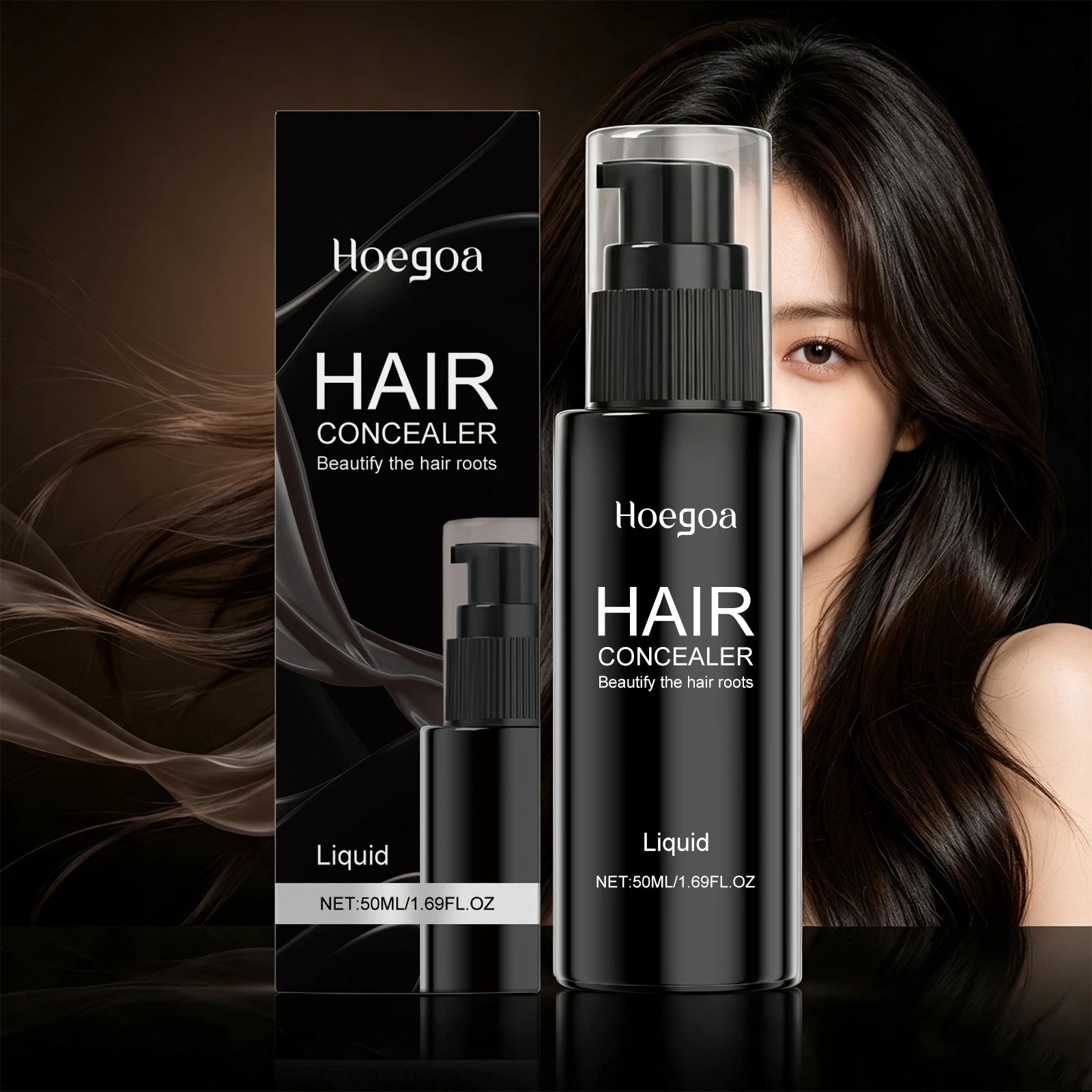 Hair Concealer Root Cover Up And Gray Hairline Filler Spray - 6
