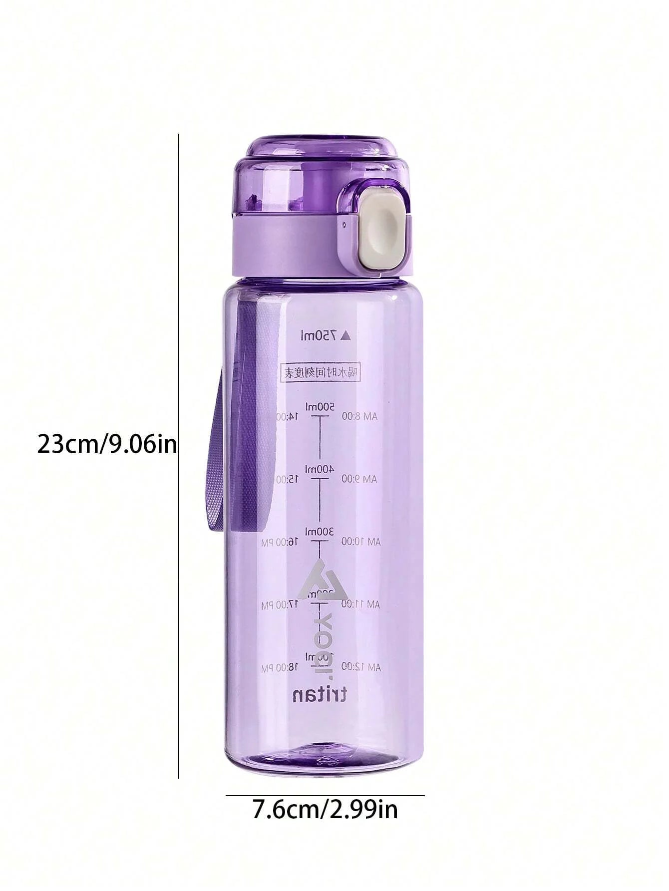 750ml Tritan Sports Water Bottle BPA Free Leak Proof Gym Fitness Cup - 6