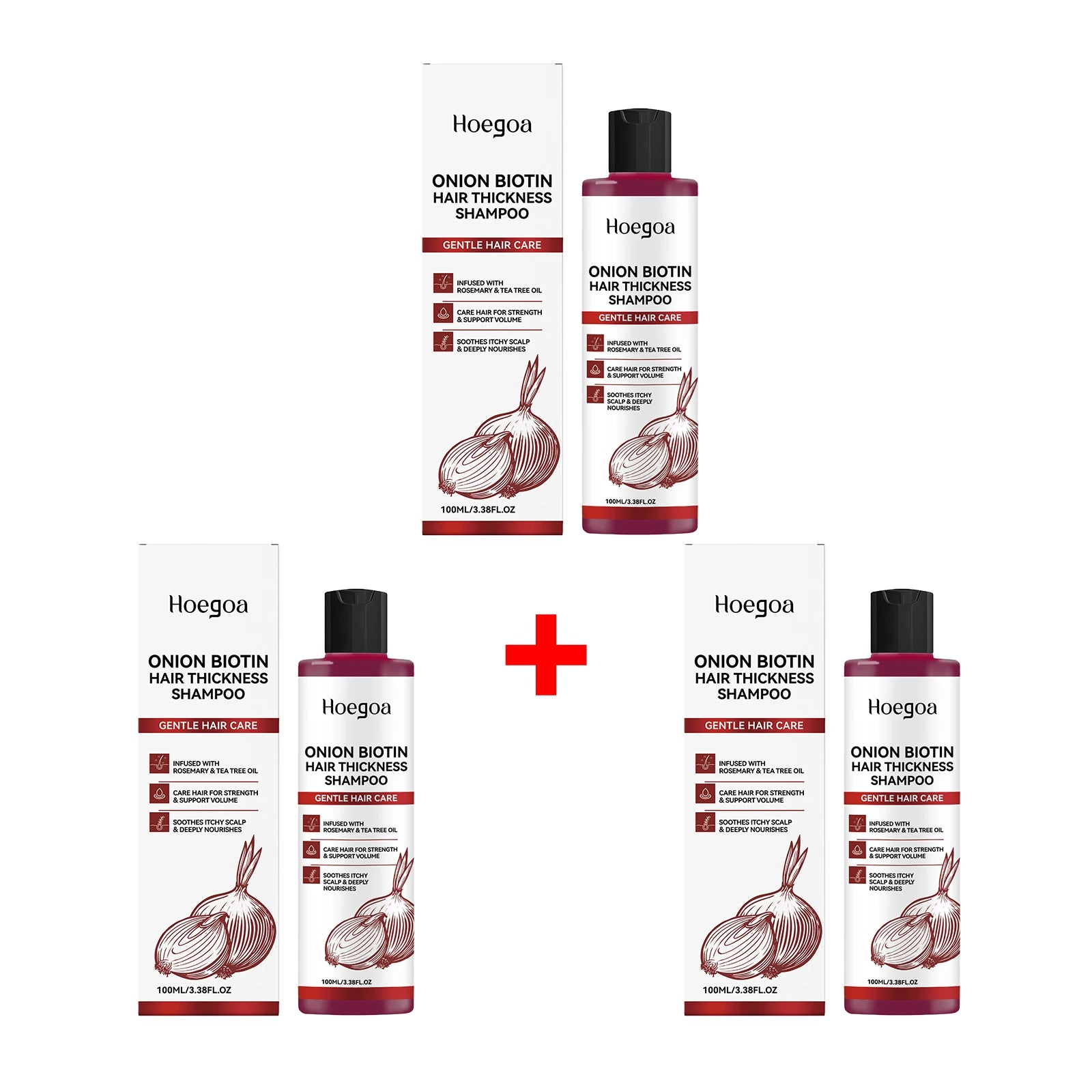 Onion Biotin Shampoo Nourishing Anti Hair Loss Scalp Cleanser - 17