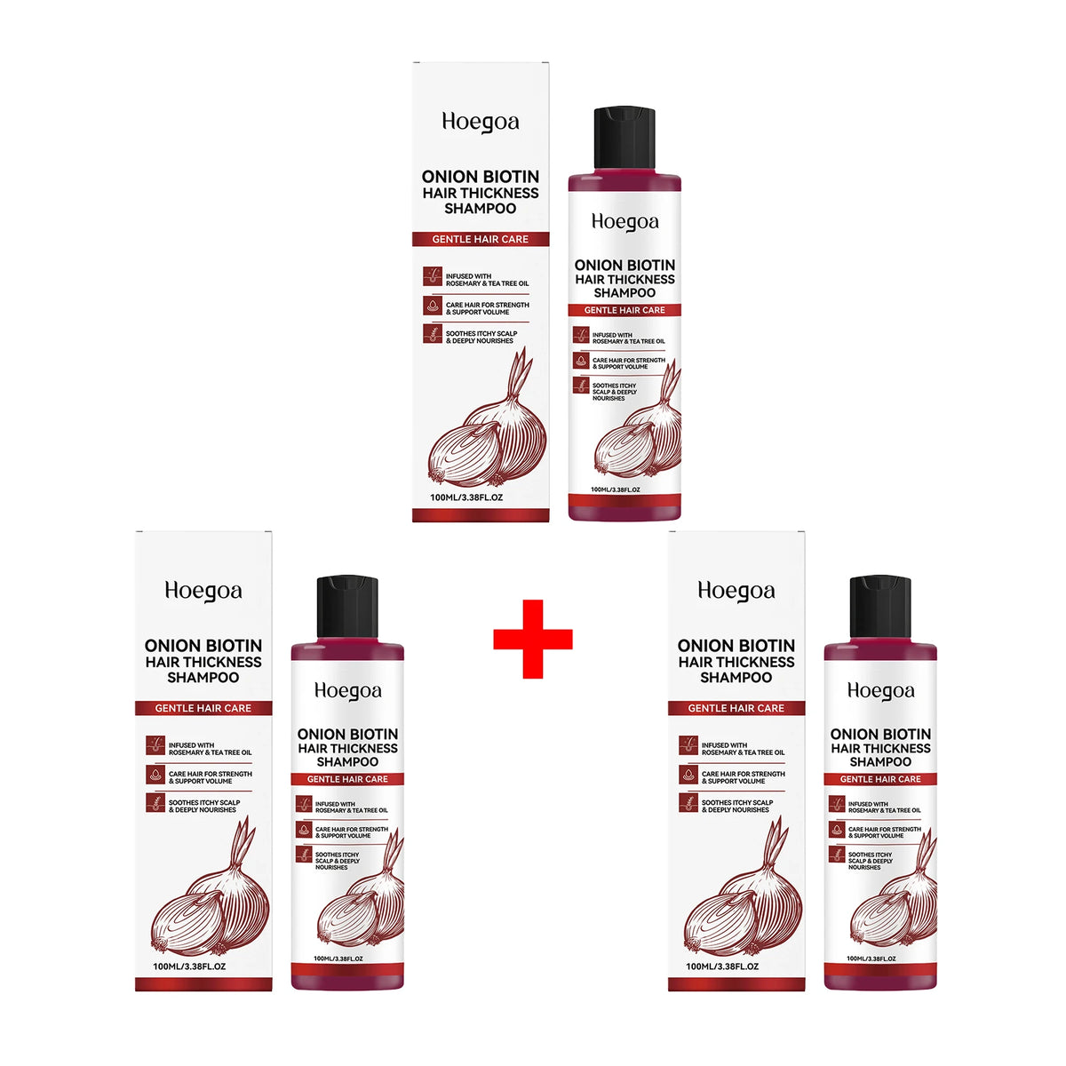 Onion Biotin Shampoo Nourishing Anti Hair Loss Scalp Cleanser