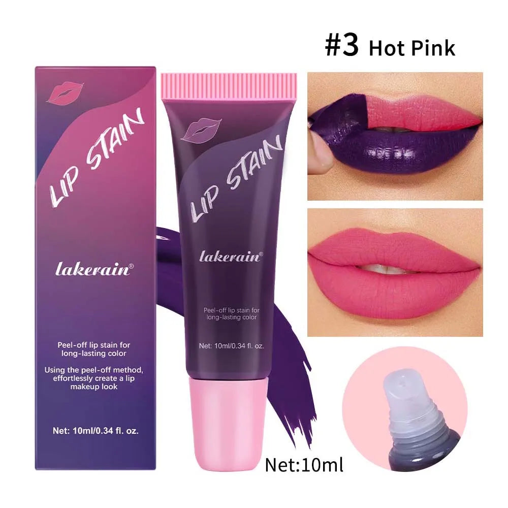Peel Off Lip Stain Matte Tattoo Liquid Lipstick Waterproof Lip Gloss - 20