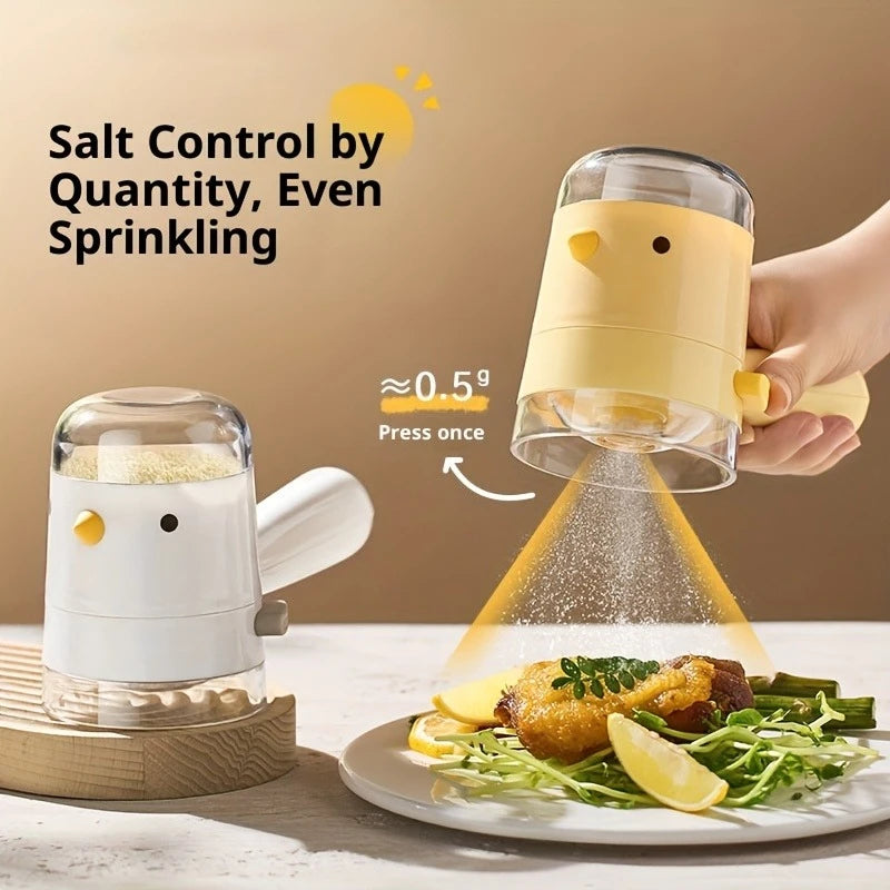 Bird Shaped Quantitative Salt Dispenser Precise Seasoning Control Jar - 1
