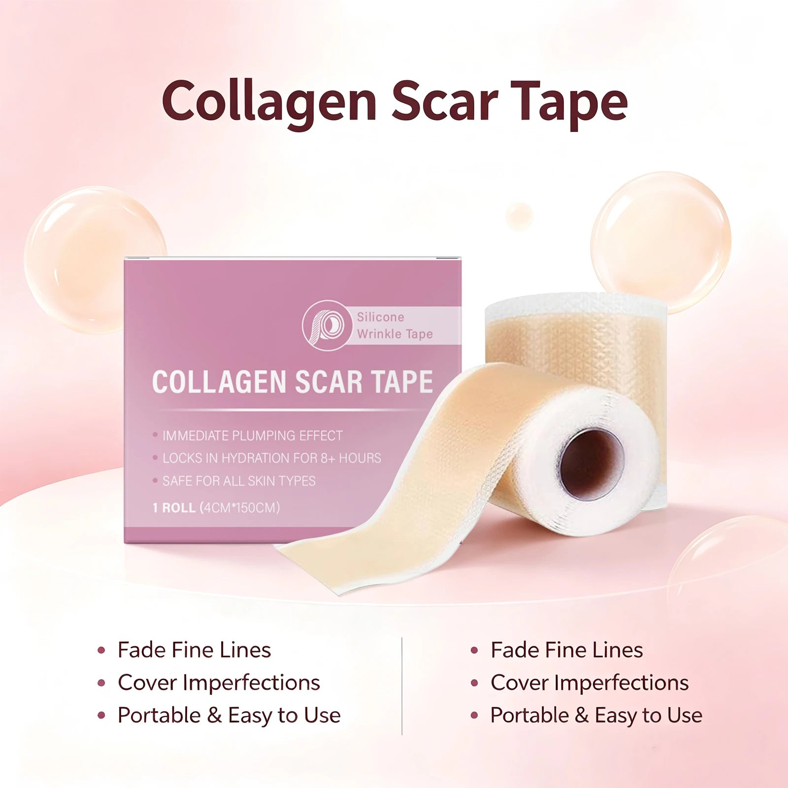 Silicone Collagen Scar Tape & Wrinkle Patch - 2