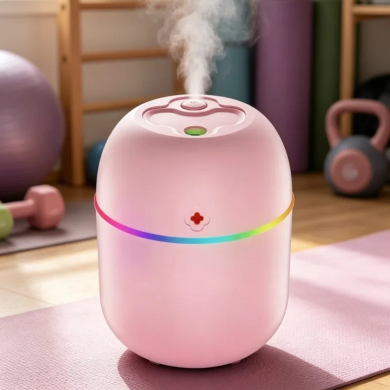 Portable USB Mini Humidifier 260ml Aromatherapy Diffuser for Home Office - 2