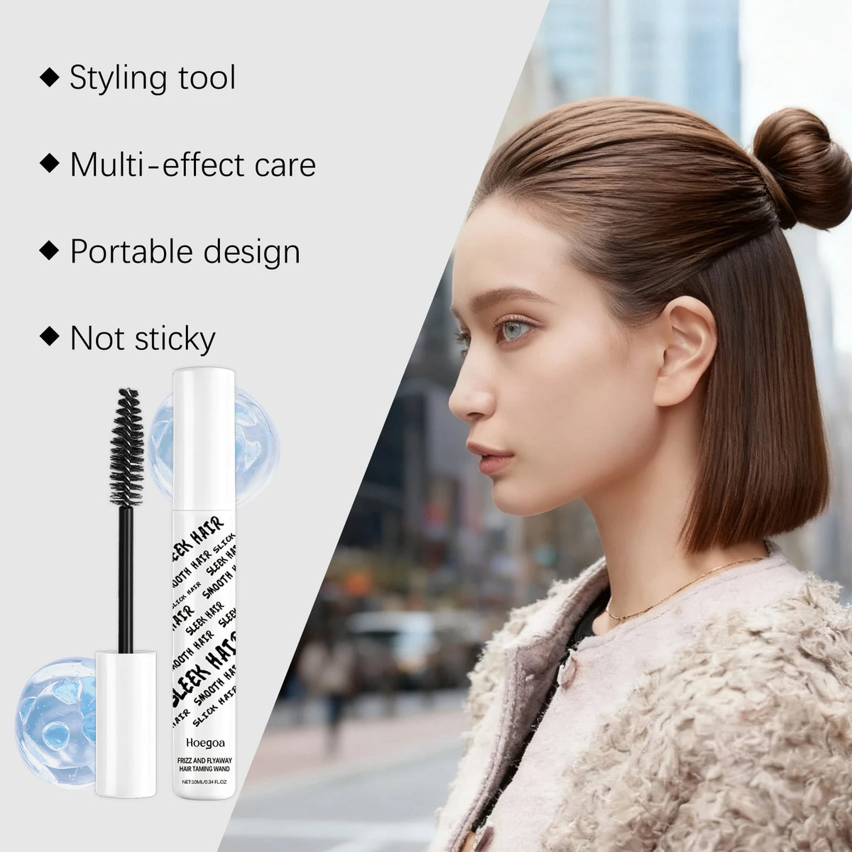 Anti Frizz Hair Finishing Stick Flyaway Taming Wand