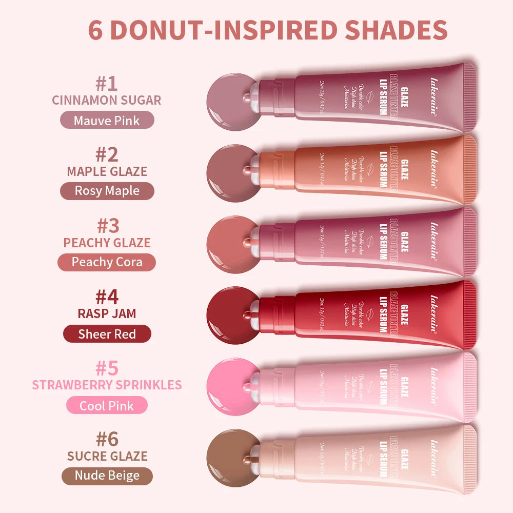 Lakerain Tinted Lip Serum Gloss Moisturizing Balm