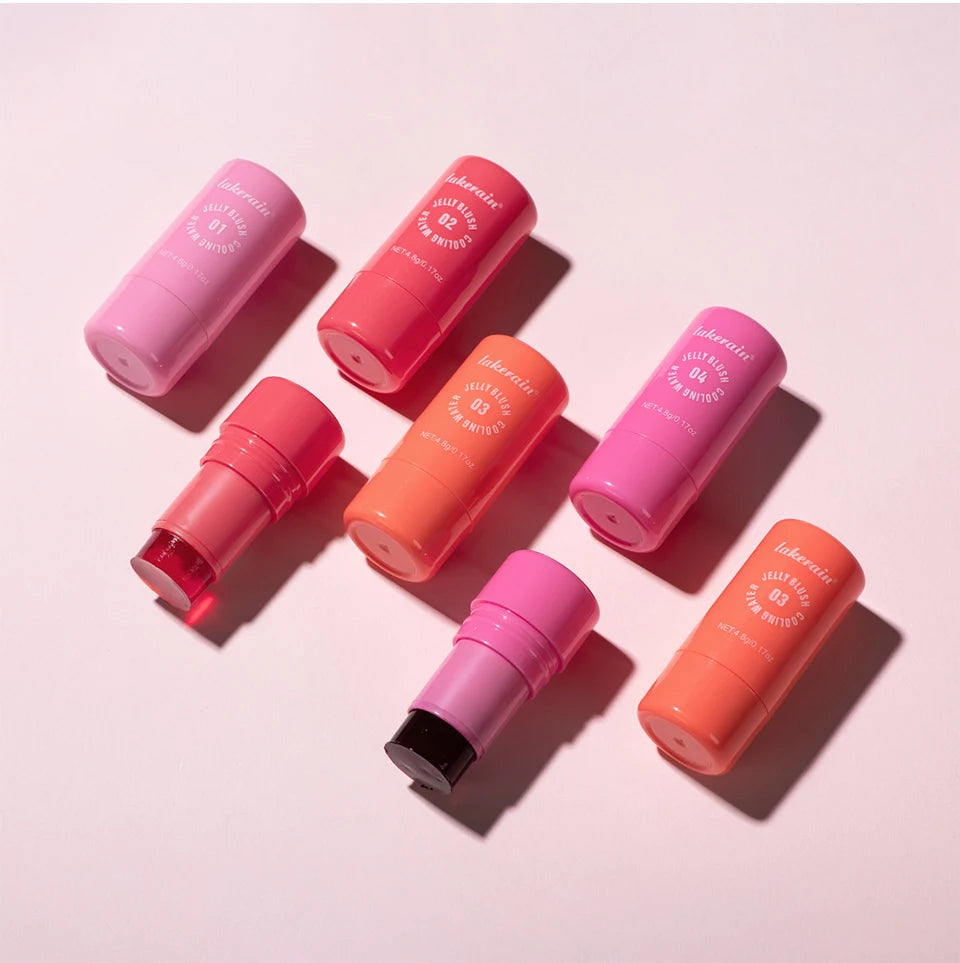 3 in 1 Jelly Tint Stick Hydrating Blush and Lip Tint - 17