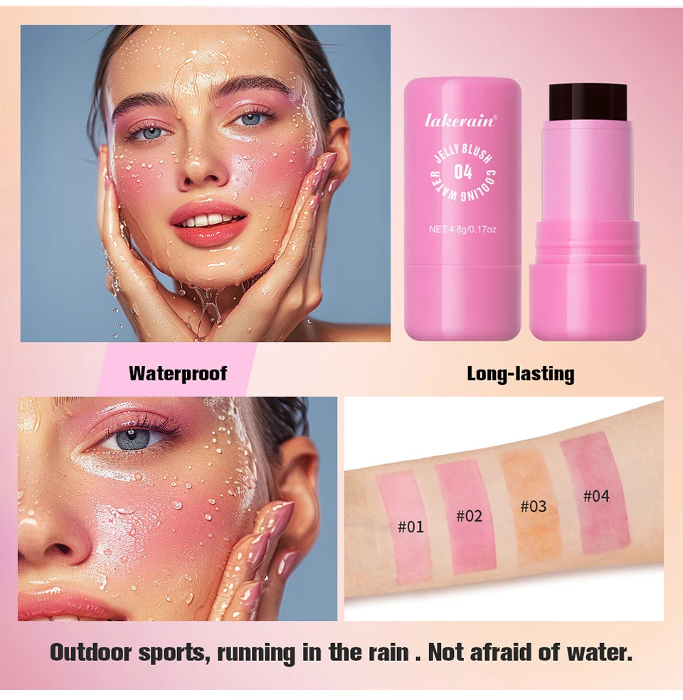 3 in 1 Jelly Tint Stick Hydrating Blush and Lip Tint