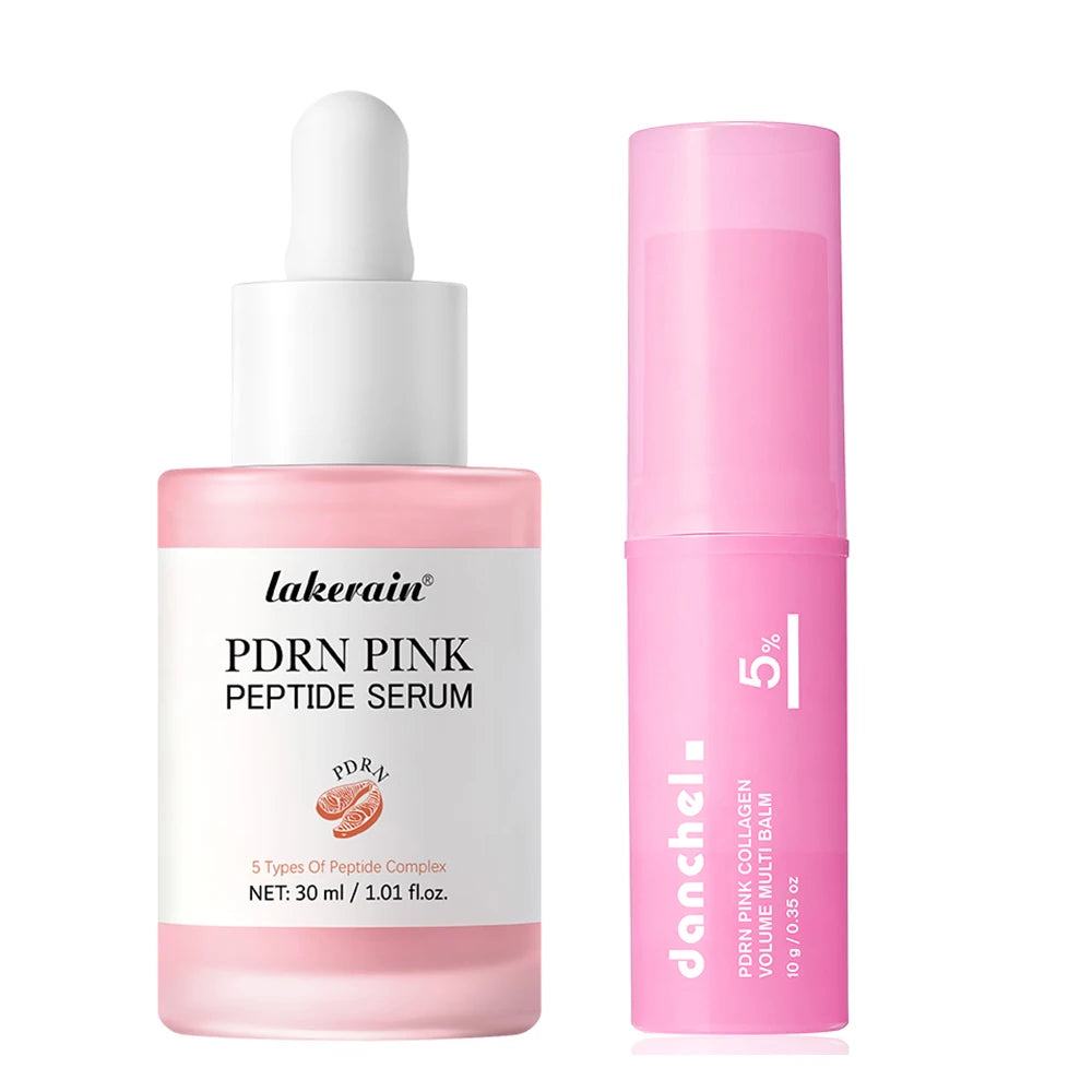 Salmon PDRN Pink Peptide Facial Serum And Collagen Volume Multi Balm