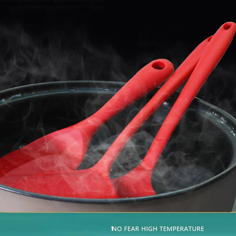 10 Piece Silicone Kitchen Utensil Set Nonstick Heat Resistant Cookware - 4