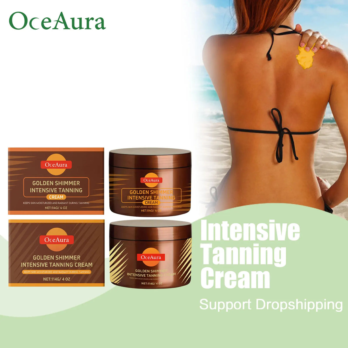 Shine Brown Tanning Accelerator Cream Sunless Self Tanner Gel