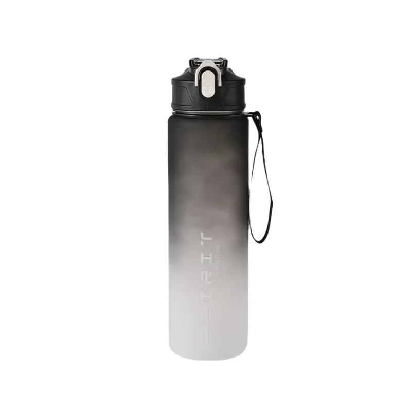 Motivational Sports Water Bottle Leak Proof Time Marker Gym Flask - 21