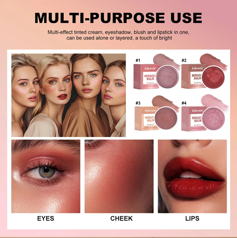 Multi Purpose Cream Blush Balm And Long Lasting Facial Makeup - 11