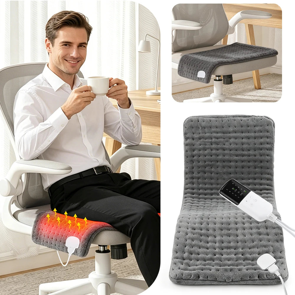 Electric Heating Pad Flannel Thermal Mat Pain Relief - 11