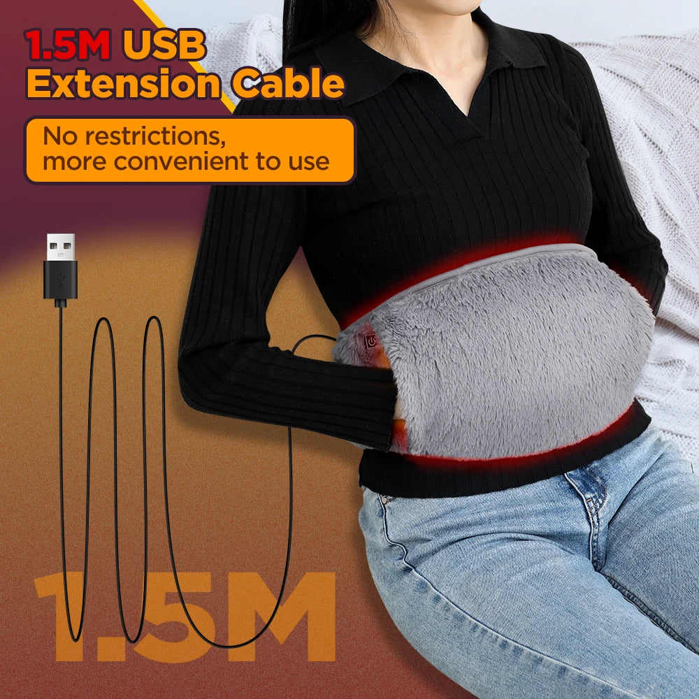 Electric Heated Waist Warmer & Uterus Warming Belt - 12
