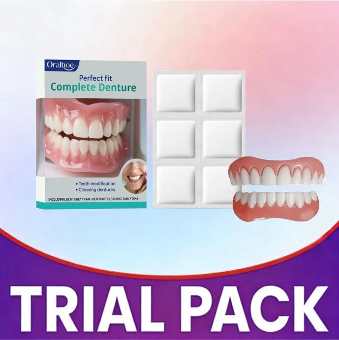 Silicone Dentures Full Mouth Fake Teeth Veneers - 9