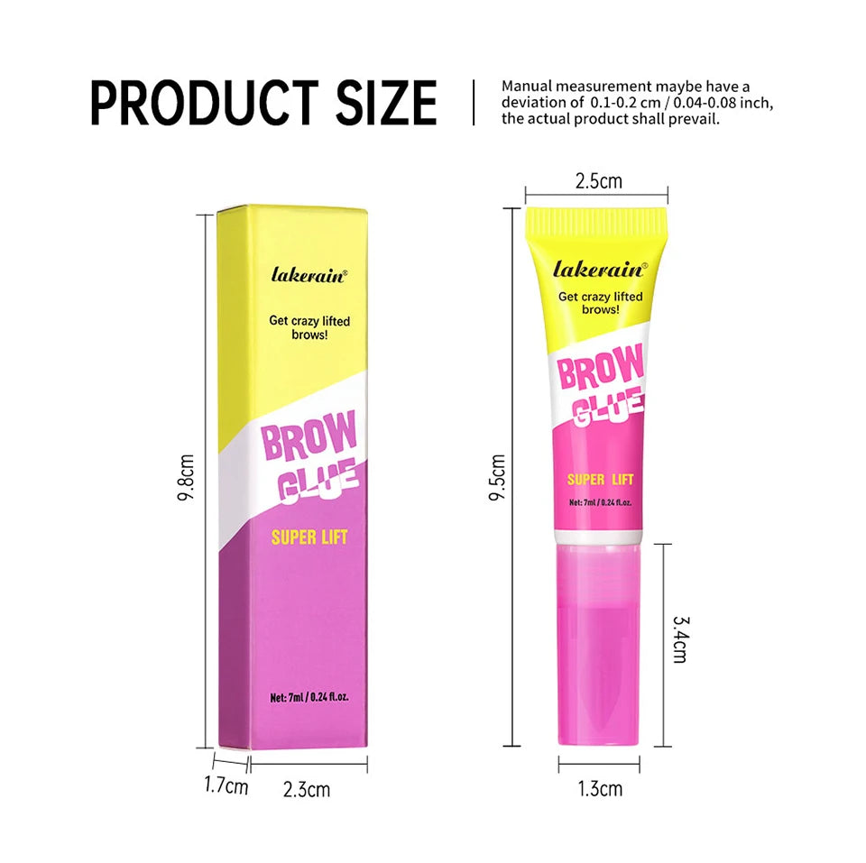 Brow Lamination Gel Super Lift Eyebrow Glue & Comb - 18