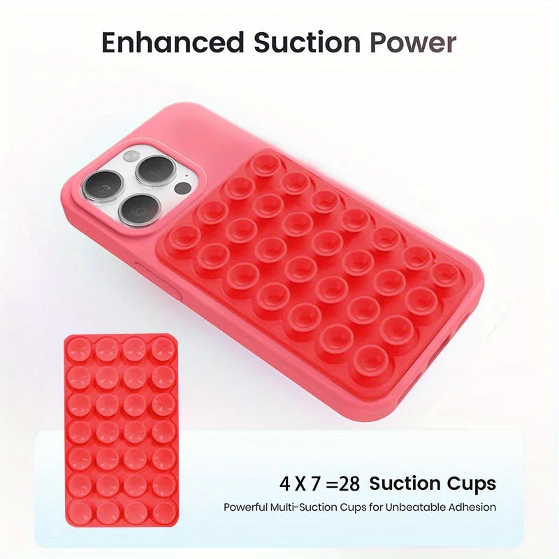 Double Sided Silicone Suction Cup Phone Holder Anti-Slip Stand Mount