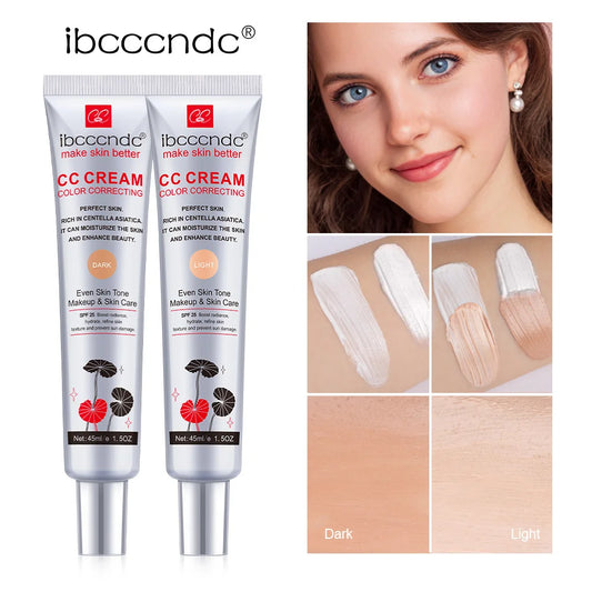 Color Correcting CC Cream Moisturizing Waterproof Makeup Foundation