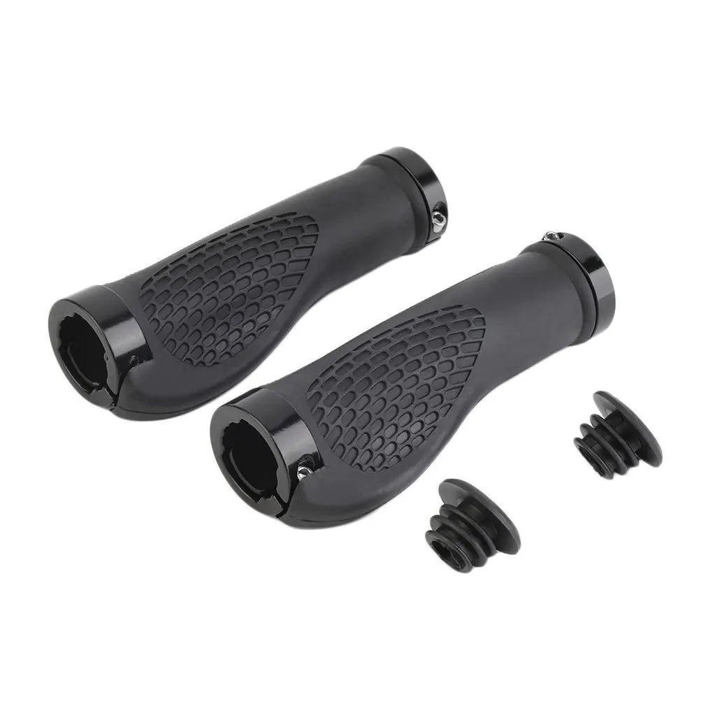 Ergonomic MTB Bicycle Handlebar Grips Anti Slip Rubber Lock On Grips