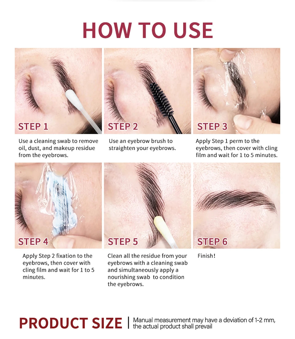 Lakerain Brow Lamination Kit Semi-Permanent Eyebrow Lift Set - 13