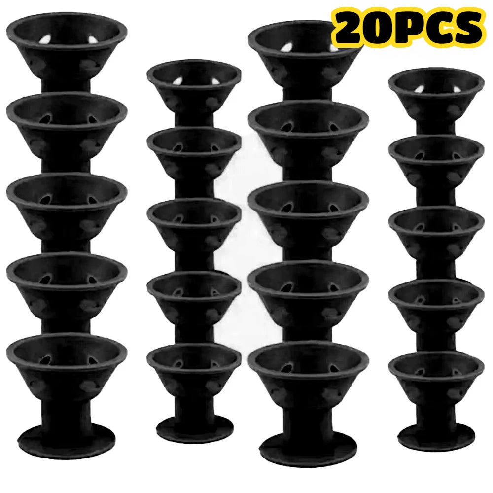 30pcs Silicone Mushroom Hair Curlers Heatless Wave Styling Rollers