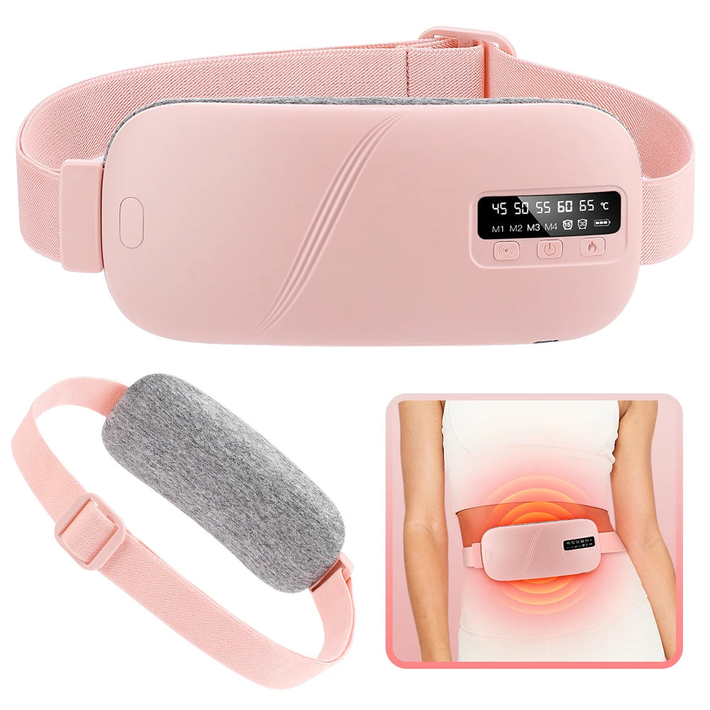 Cordless Menstrual Heating Pad Portable Abdominal Warmer Belt