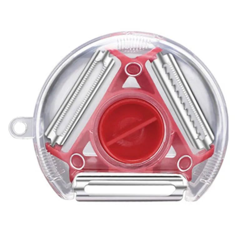 Manual Vegetable Spiralizer Hand Crank Slicer Julienne Kitchen Tool - 8